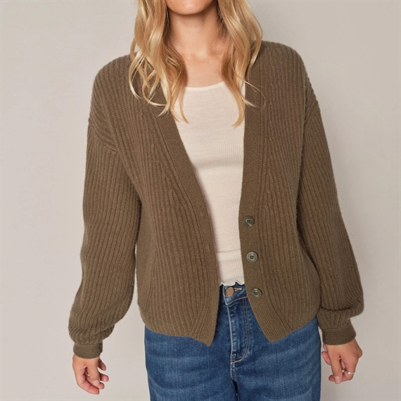 Mos Mosh Wynter V-neck Knit Cardigan, Sea Turtle